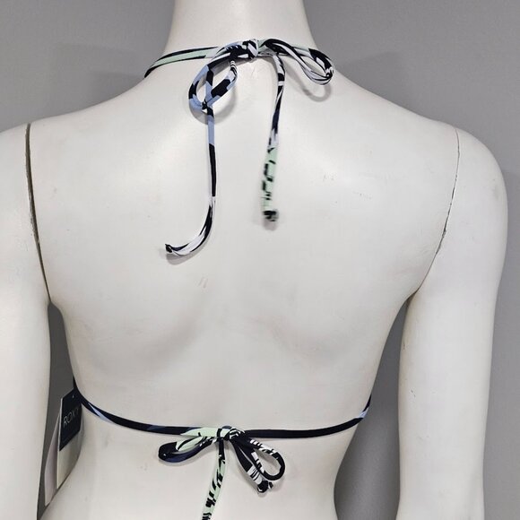 Roxy Mood Indigo Seaside Tropics Beach Classics Elongated Triangle Bikini Top - Picture 4 of 8